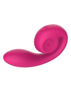 SNAIL VIBE  - GIZI LITE DUALG-SPOTAS ir CLITORAL PINK VIBRATOR 2