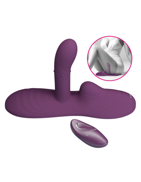 PRETTY LOVE - LUKA SIT-DOWN VIBRATOR WITH HEAT EFFECT AND REMOTE CONTROL