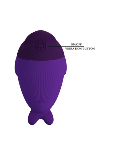 PRETTY LOVE - DOLPHIN MINI VIBRATOR WITH CLIP