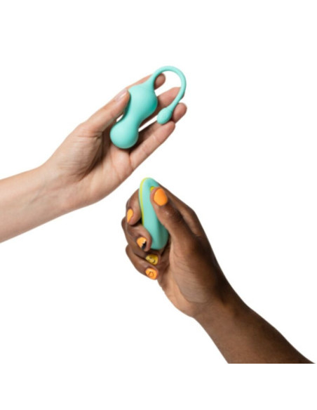ROMP - CELLO MULTIFUNCTION VIBRATING EGG TURQUOISE REMOTE CONTROL