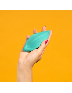 ROMP - WAVE VIBRATOR CLITORAL STIMULATOR ERGONOMIC SHAPE AQUA GREEN 2