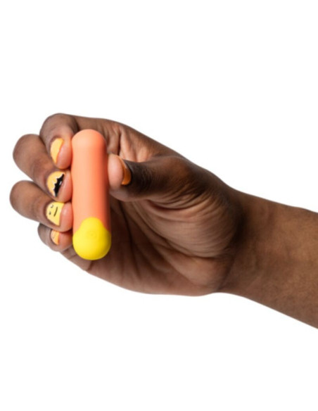 ROMP - RIOT MULTIFUNCTION VIBRATING BULLET ORANGE YELLOW