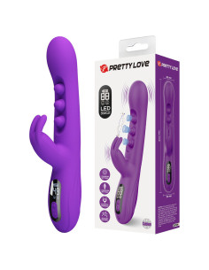 PRETTY LOVE - SABIEN RABBIT VIBRATOR WITH TAPPING STIMULATION AND PURPLE LED 2