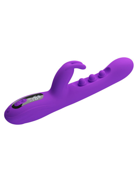 PRETTY LOVE - SABIEN RABBIT VIBRATOR WITH TAPPING STIMULATION AND PURPLE LED
