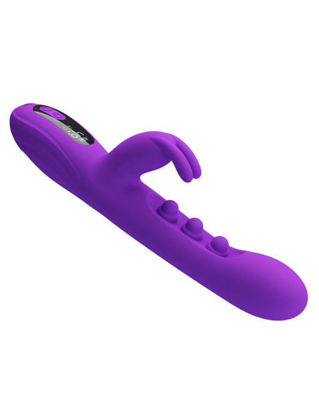 PRETTY LOVE - SABIEN RABBIT VIBRATOR WITH TAPPING STIMULATION AND PURPLE LED