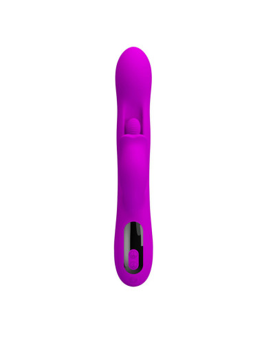 PRETTY LOVE - YALANDA RABBIT OSCILLATING VIBRATOR WITH LED DISPLAY PURPLE