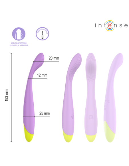 INTENSE - LUCCA FLEXIBLE USB RECHARGEABLE G-POINT STIMULATOR