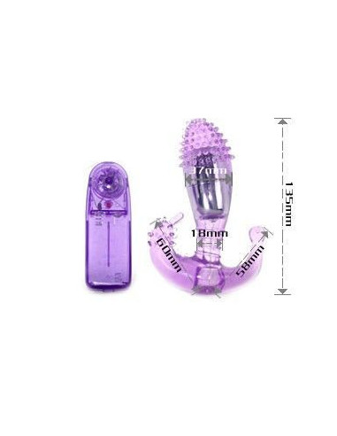 BAILE - VAGINAL AND ANAL STIMULATOR WITH VIBRATION