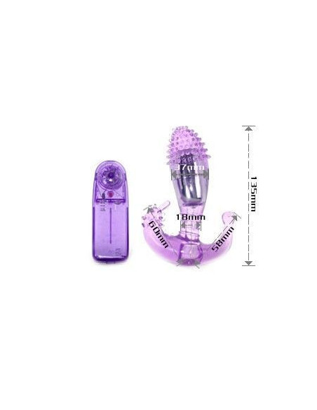 BAILE - VAGINALINIS IR ANALINIS STIMULIATORIUS SU VIBRACIJA
