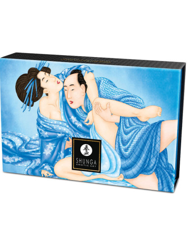 SHUNGA - valgomųjų kokosų masažo miltelių rinkinys