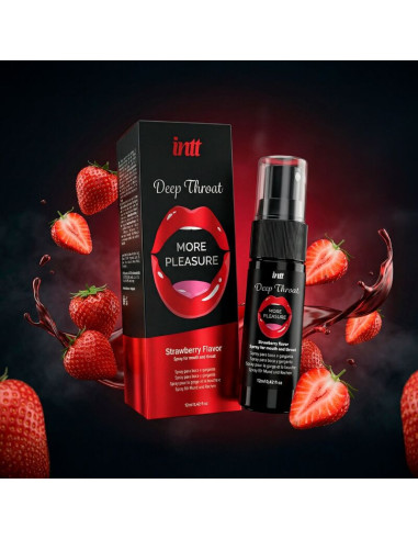 INTT - DEEP THROAT MORE PLEASURE ORAL SPRAY STRAWBERRY FLAVOR