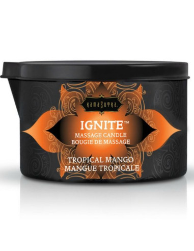 KAMASUTRA - MASAŽINĖ ŽVAKĖ SU TROPIKINE RANKENA 170 GR
