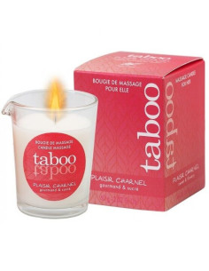 RUF - TABOO MASSAGE CANDLE FOR HER PLAISIR CHARNEL COCOA FLOWER AROMA