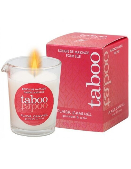 RUF - TABOO MASSAGE CANDLE FOR HER PLAISIR CHARNEL COCOA FLOWER AROMA