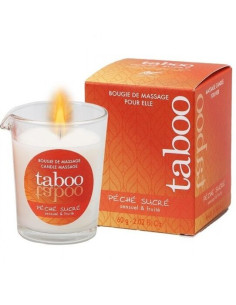RUF - TABOO MASSAGE CANDLE FOR HER PECHE SUCRE NECTARINE AROMA