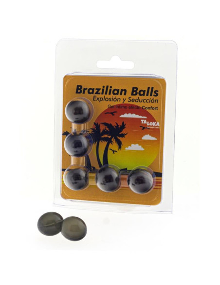 TALOKA - 5 braziliški kamuoliukai, suteikiantis komforto efektą, jaudinantis gelis