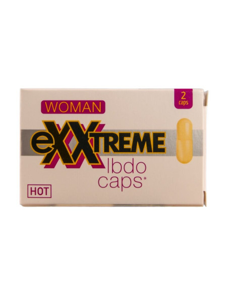 HOT - EXXTREME LIBIDO KAPSULĖS MOTERIMS 2 VIENETAI