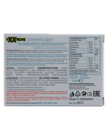 HOT - EXXTREME POWER CAPS MAN 5 UNITS