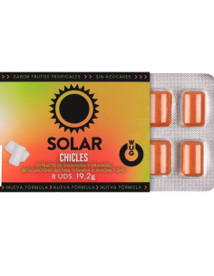 WUG SOLAR - FUNCTIONAL VITAMIN and ZINC TROPICAL FRUITS FLAVOUR GUM BLISTER 8 PCS 2