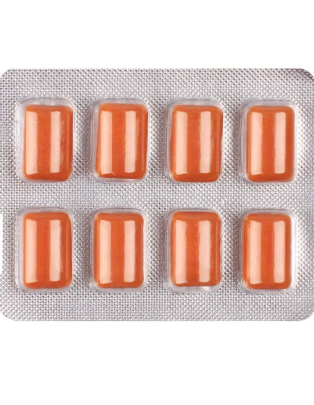 WUG SOLAR - FUNCTIONAL VITAMIN and ZINC TROPICAL FRUITS FLAVOUR GUM BLISTER 8 PCS