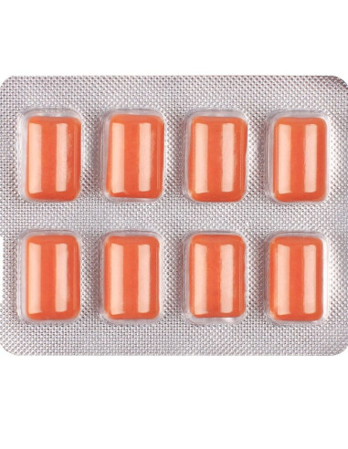 WUG MULTIVIT - FUNCTIONAL MULTIVITAMIN TROPICAL FLAVOUR GUM BLISTER 8 PCS