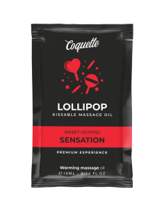 COQUETTE CHIC DESIRE - POCKET LOLLIPOP KISSABLE MASSAGE OIL HEATING SENSATION 10 ML