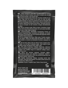 COQUETTE CHIC DESIRE - KIŠENINIS LAIDINUKAS SU BUČINIAIS MASAŽINIAIS ALIEJUMI, ŠILDANTIS POJŪTIS, 10 ML 2