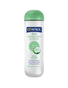 KONTROLĖ – WILD NATURE GEL MASAJE 3 EN 1 200 ML