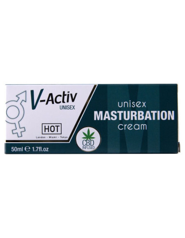 HOT - MASTURBACIJOS KREMAS SU CBD - UNISEX 100 ML
