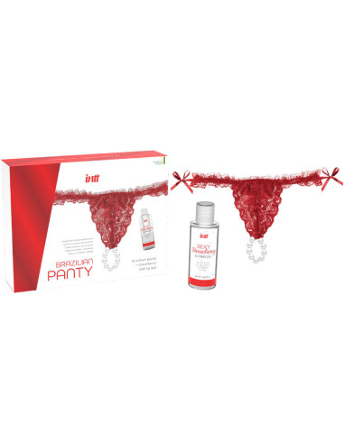 INTT RELEASES - BRAZILIJOS RAUDONOS KELNAITĖS SU PERLIAIS IR DRĖKINAMU GELIU 50 ML