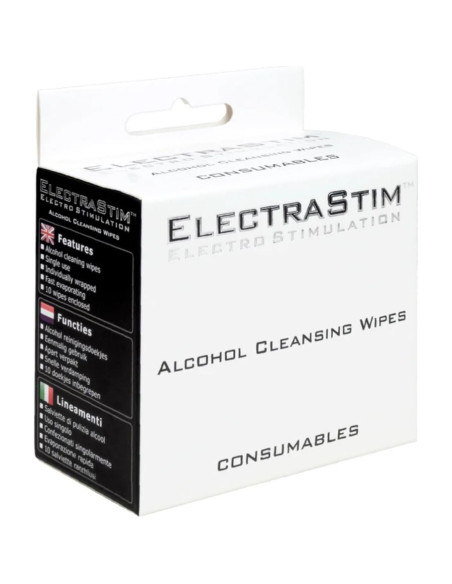 ELECTRASTIM - VALOMOSIOS SERVETĖLĖS SU ALKOHOLIU, 10 VIENETŲ