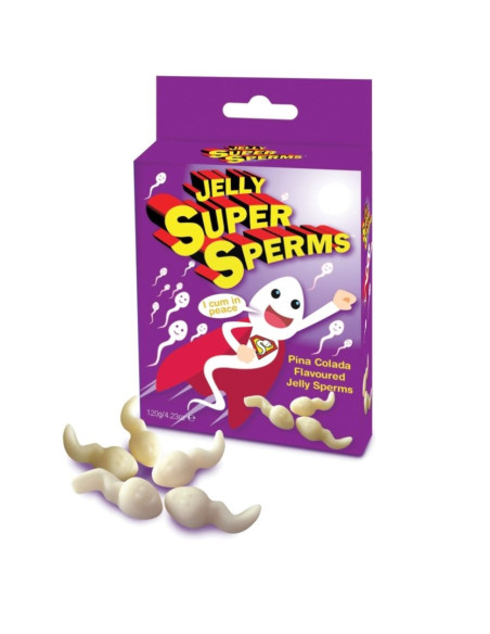 SPENCER and FLEETWOOD - JELLY SUPER SPERM GUMMIES FORM SPERM 120 GR