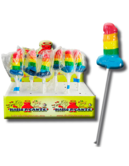 PRIDE - GUMMY LOLLIPOP PENIS LGBT