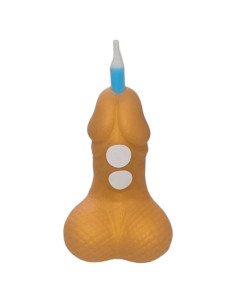 DIABLO PICANTE - PENIS BIRTHDAY NUMBER CANDLE GOLDEN