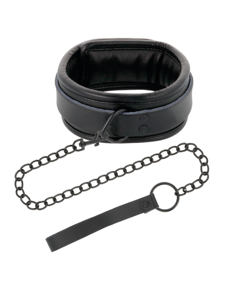 DARKNESS - BLACK NECKLACE WITH CHAIN