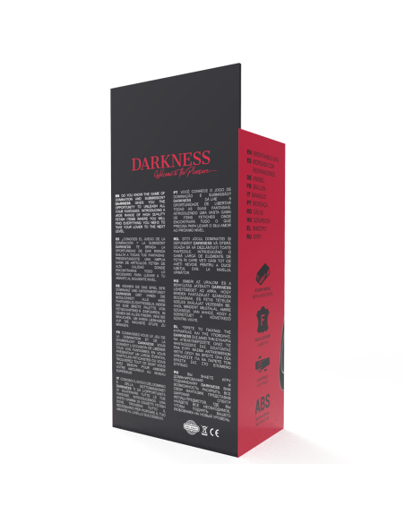 DARKNESS - BLACK BREATHABLE GAG