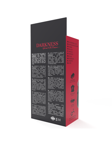 DARKNESS - BLACK BREATHABLE SILICONE GAG