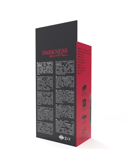 DARKNESS - BLACK BREATHABLE SILICONE GAG
