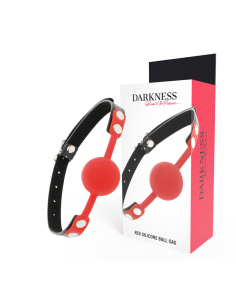 DARKNESS - RAUDONAS SILIKONINIS KAMŠTELIS