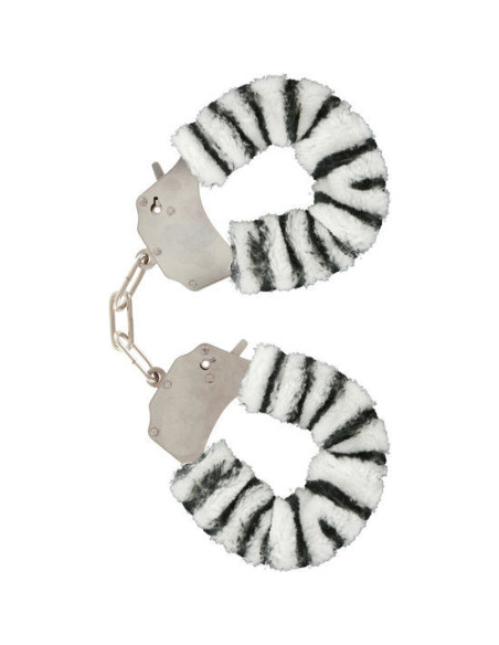 TOYJOY - Pūkuoti ir linksmi antrankiai surišimui su zebra