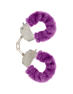 TOYJOY - Pūkuoti ir linksmi antrankiai surišimui, violetiniai