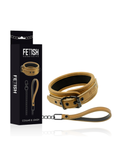 FETISH SUBMISSIVE ORIGEN - NEOPRENE LINED NECKLACE WITH CHAIN 2