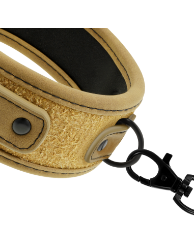 FETISH SUBMISSIVE ORIGEN - NEOPRENE LINED NECKLACE WITH CHAIN