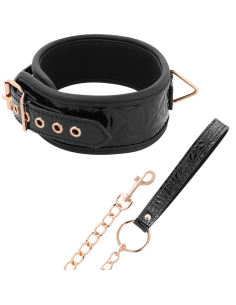 BEGME - BLACK EDITION PREMIUM VEGAN LEATHER COLLAR WITH NEOPRENE LINING