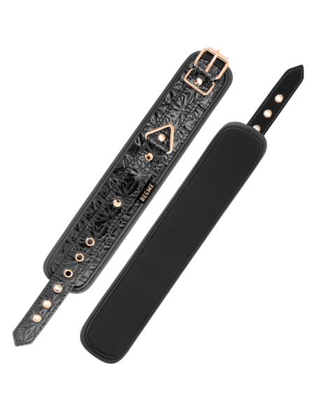 BEGME - BLACK EDITION PREMIUM HANDCUFFS WITH NEOPRENE LINING