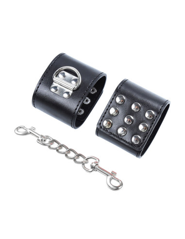 OHMAMA FETISH - WRIST RESTRAINTS SNAP FASTEN METAL
