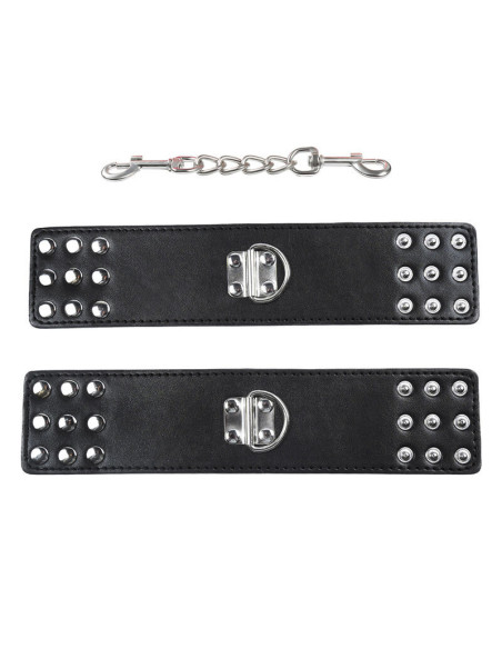 OHMAMA FETISH - WRIST RESTRAINTS SNAP FASTEN METAL