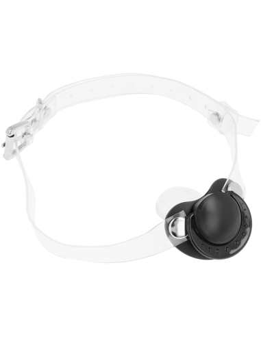 OHMAMA FETISH TRANSPARENT PACIFIER GAG