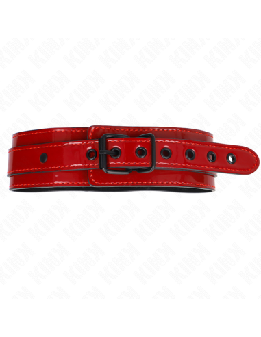 KINK - WINE RED ADJUSTABLE NECKLACE 37.5-49.5 CM X 5 CM