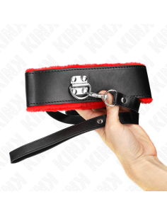 KINK - KARO PĖDULYS SU DIRŽU 116 CM SU RAUDONU ODINIU DIRŽELIU, REGULIUOJAMAS 40-48 CM X 6 CM 2